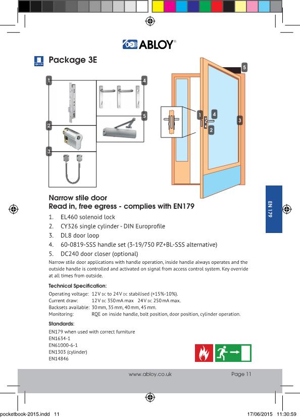 Compliant Package EN179 Package 3E | ABLOY for Trust